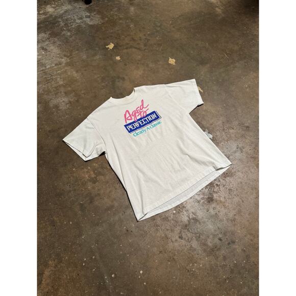VTG '87 Aged to Perfection Clearly a Classic Age Humor White S/S T-Shirt Sz L - Picture 16 of 16